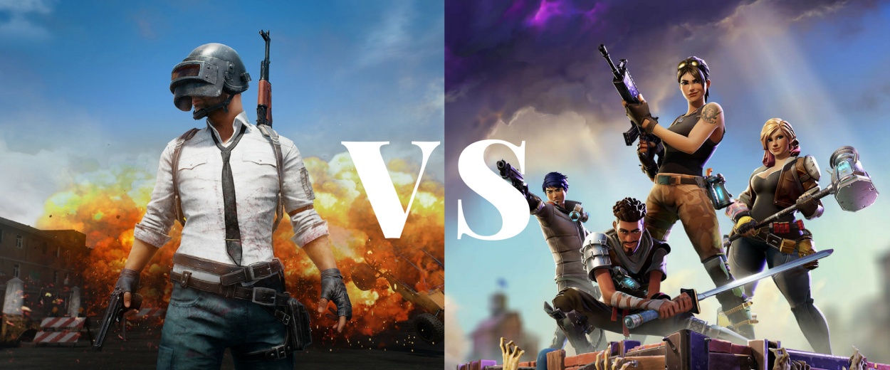 pubg vs fortnite