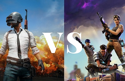 pubg vs fortnite